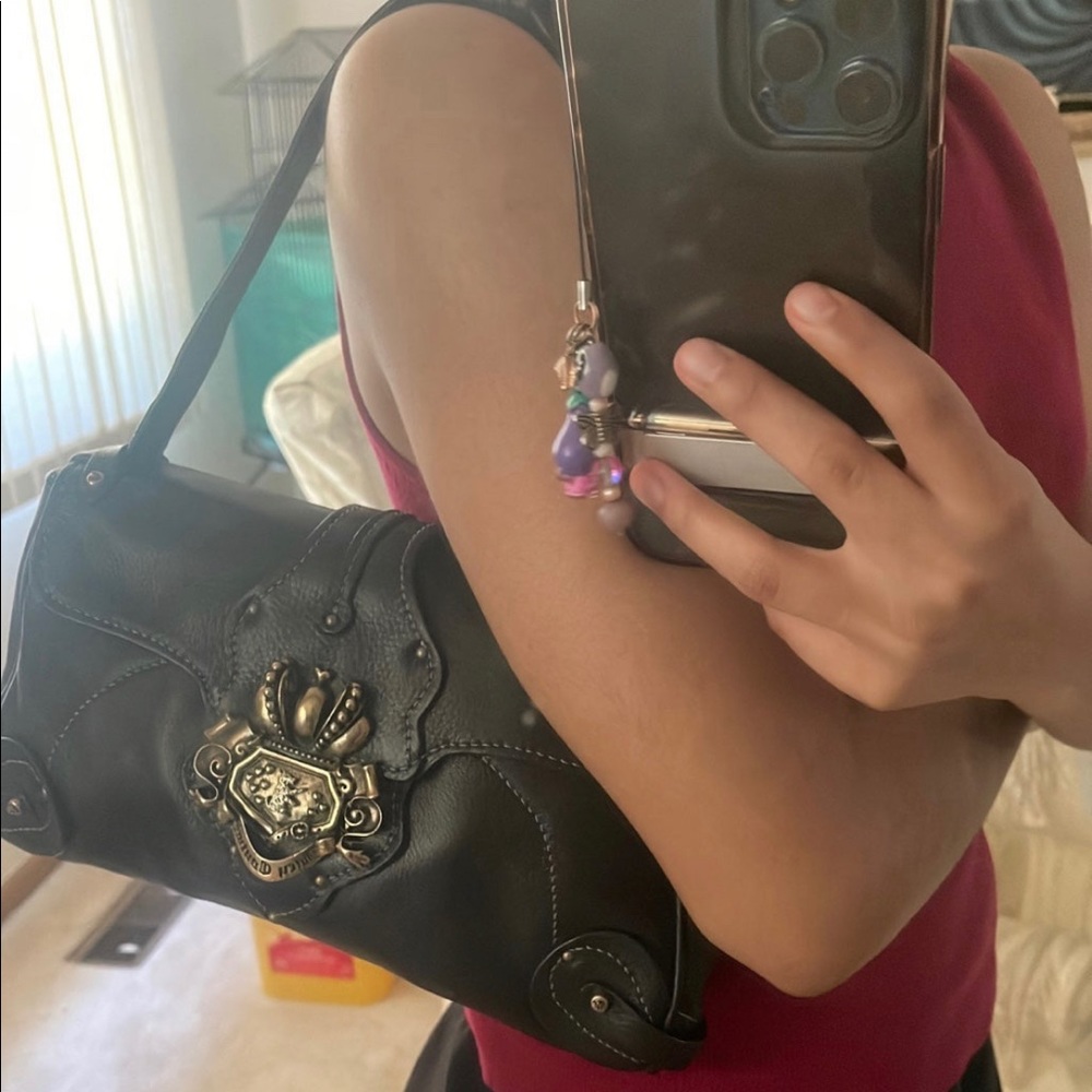 Vintage Juicy Couture leather shoulder bag